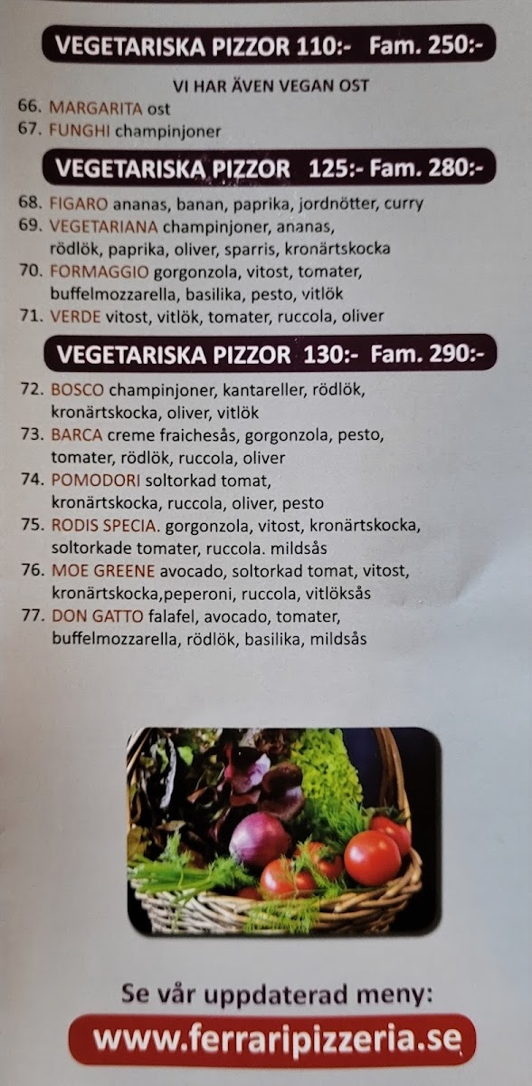Menu Pizzeria Ferrari-5
